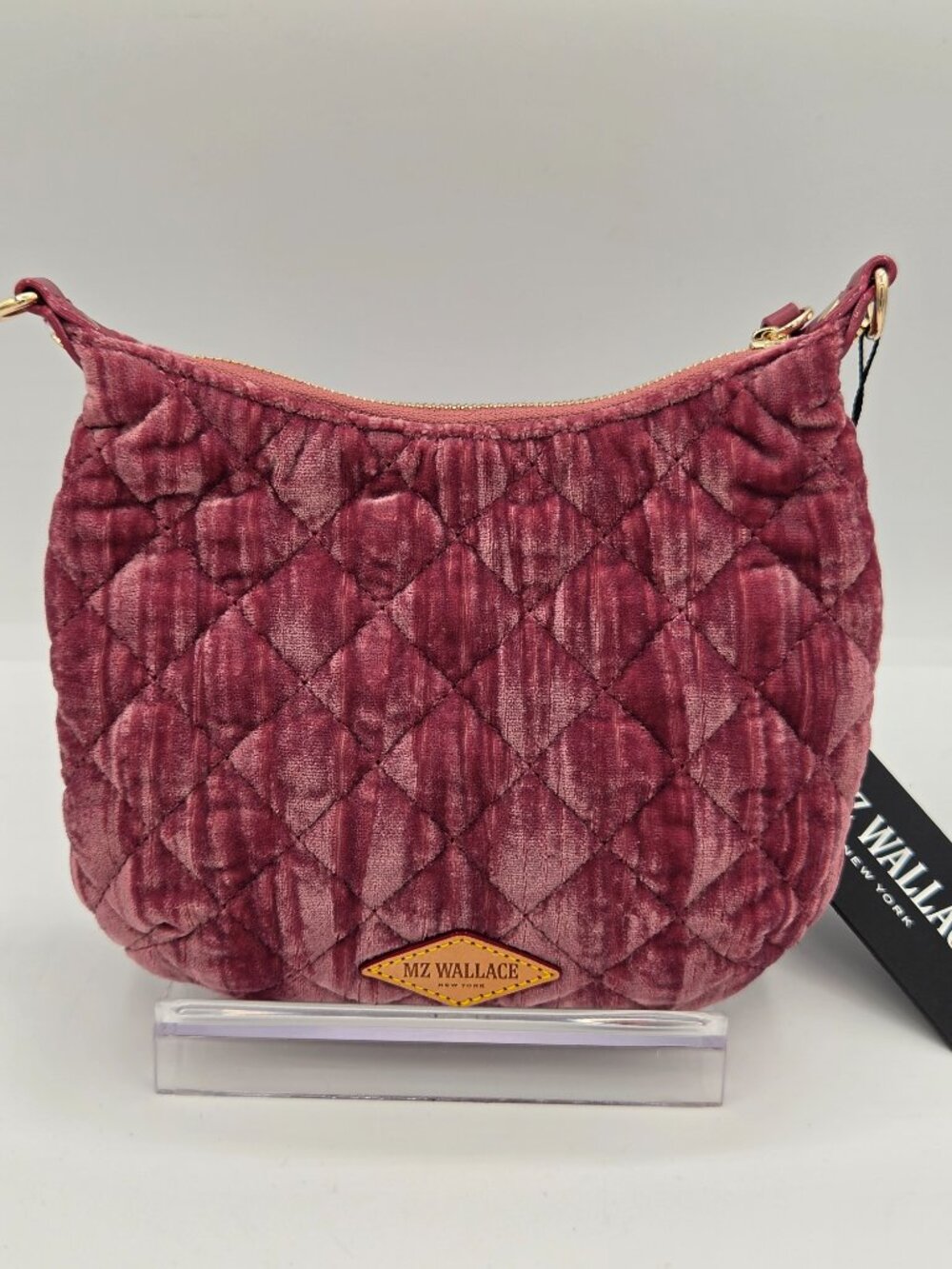 MZ Wallace Velvet Crossbody Bag | Petal Velvet | New With Tags - Picture 3 of 10